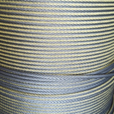 Steel cable Drako 8x19(S) fiber core (FC), 10mm, 1370/1770 N/mm2